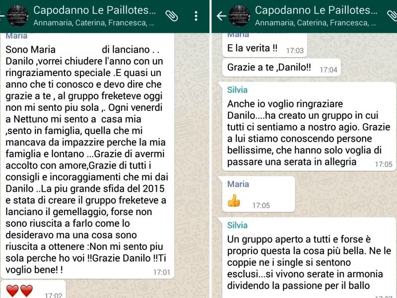 opinioni sul freketeve club testimonianze a capodanno