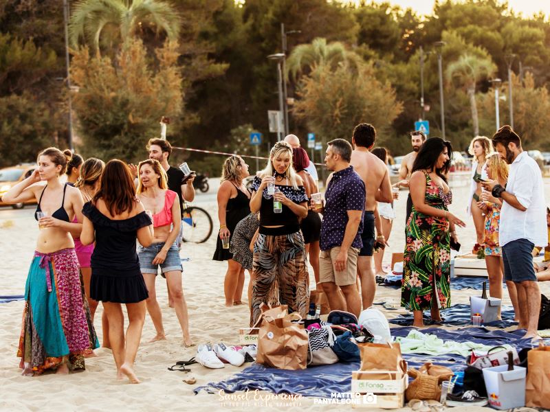 sunset experience a montesilvano sulla spiaggia