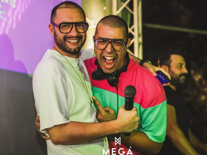 foto di andrea germani dj e cecio parco dei cigni