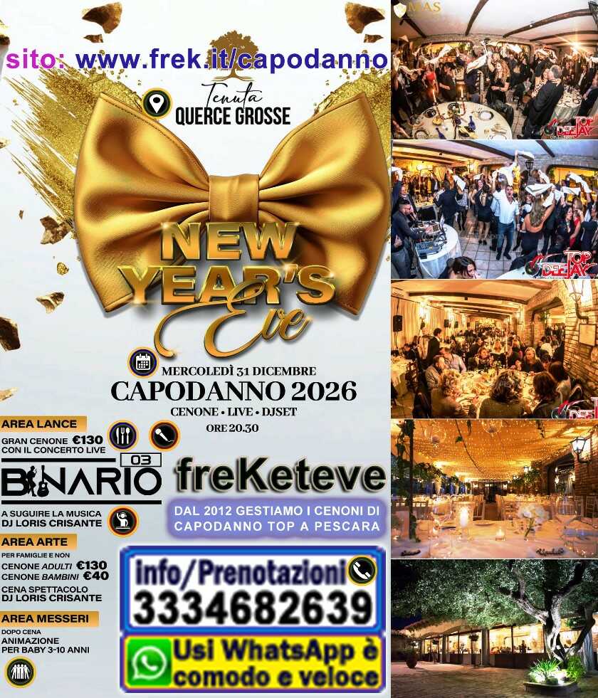 capodanno tenuta querce grosse francavilla esclusivo