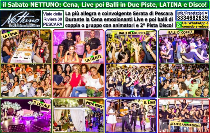 Nettuno Beach Club Pescara Sabato Evento Latino con Live