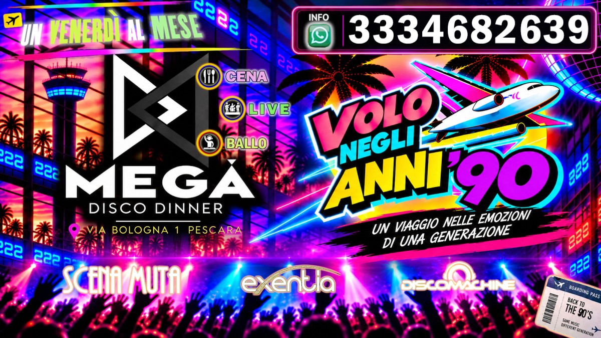 Anteprima video Serata VOLO negli ANNI 90