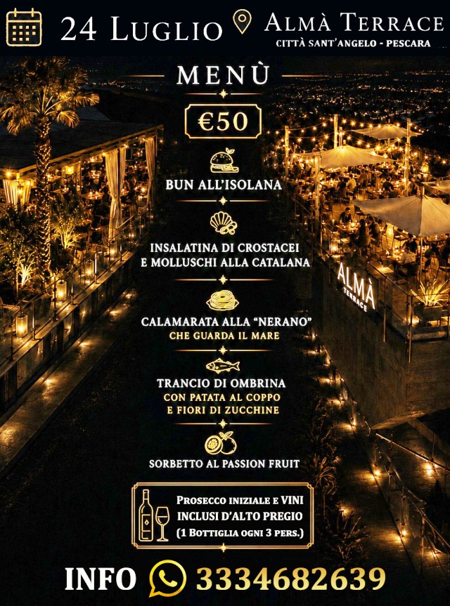 menu 16 Ottobre: Frankie & Canthina