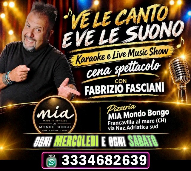 mondo bongo francavilla serata karaoke