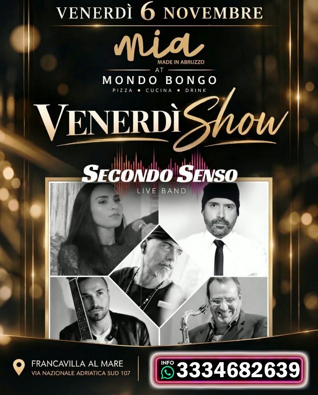 secondo senso live a mondo bongo