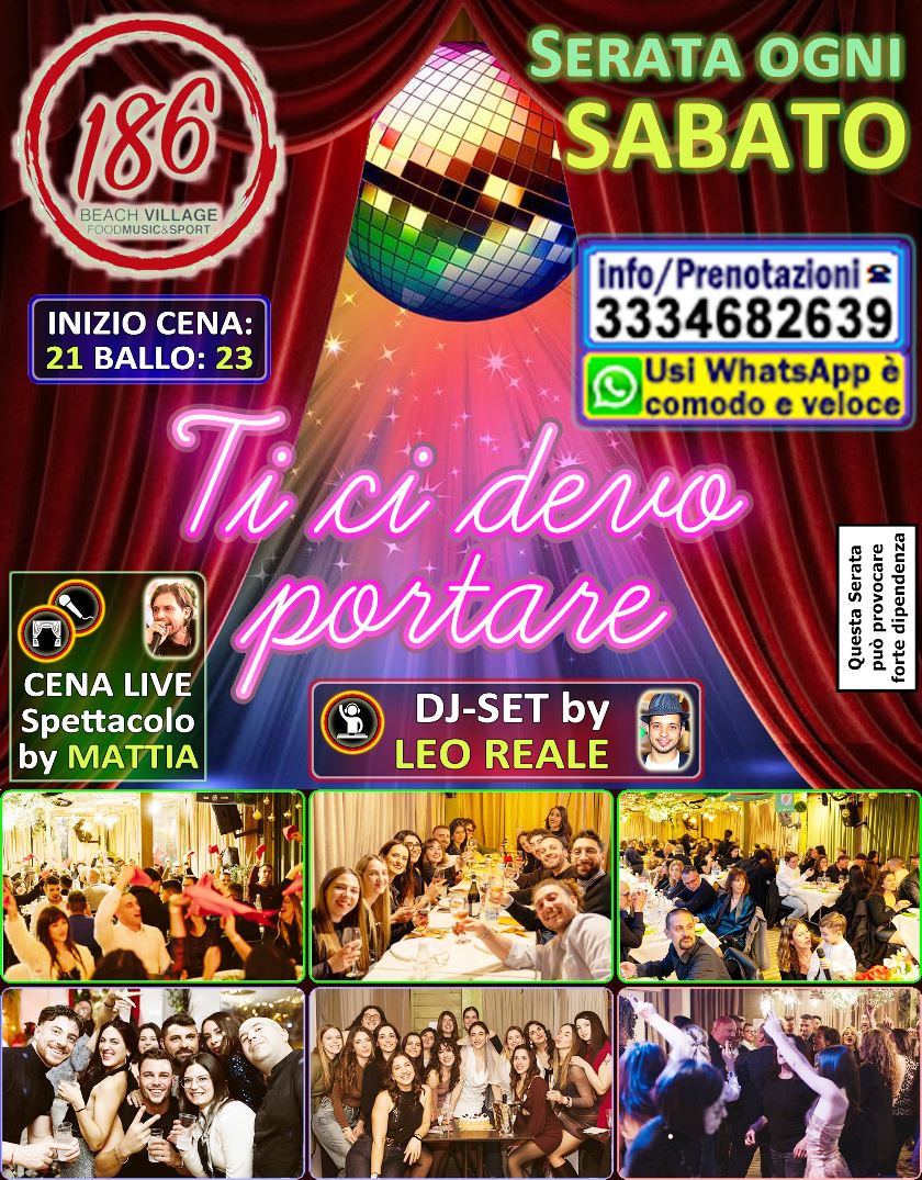 lido 186 pescara serata karaoke e disco